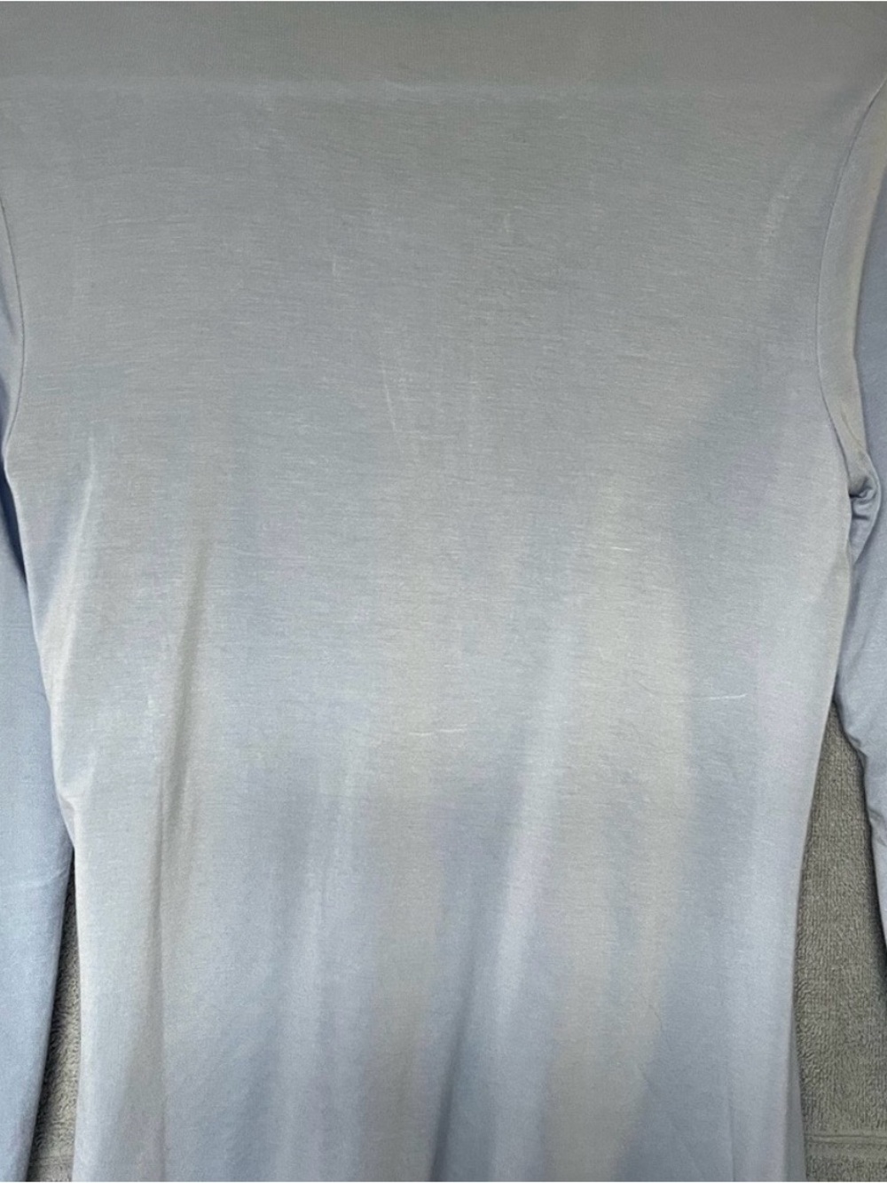 Sanctuary Light Blue Ruched Button-Down Top - Picture 4 of 4
